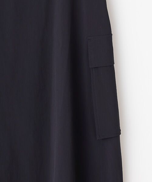 TABASA / タバサ ロング・マキシ丈ワンピース | 撥水 ストレッチタフタ ワンピース | 詳細4