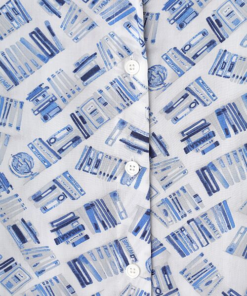 TABASA / タバサ ロング・マキシ丈ワンピース | レーヨンローン ブック プリント ワンピース | 詳細2