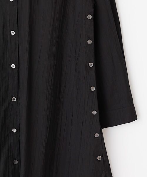 TABASA / タバサ チュニック | リンクルワッシャー ローン ロングチュニック | 詳細4