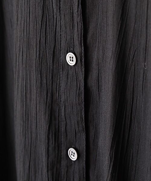 TABASA / タバサ チュニック | リンクルワッシャー ローン ロングチュニック | 詳細6