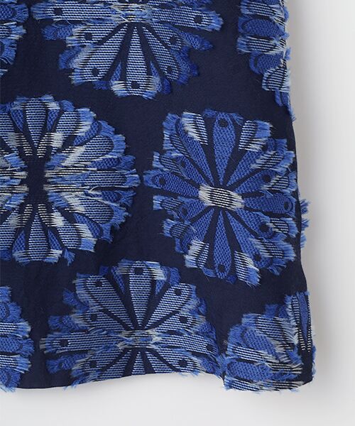 TABASA / タバサ チュニック | モザイクフラワー カットジャガード チュニック | 詳細4