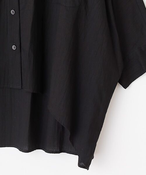TABASA / タバサ チュニック | リンクルワッシャー ローン シャツ チュニック | 詳細5