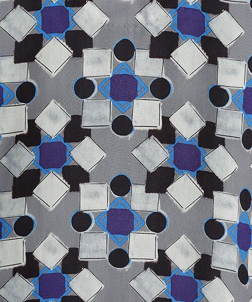 TABASA / タバサ シャツ・ブラウス | 幾何ダイヤ プリント ブラウス | 詳細10