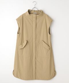 TABASA / タバサ ベスト | 撥水 ストレッチ タフタ 中綿入り ベスト