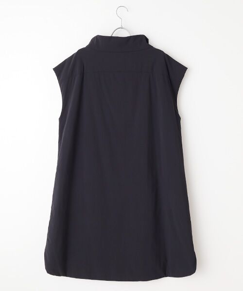 TABASA / タバサ ベスト | 撥水 ストレッチ タフタ 中綿入り ベスト | 詳細3