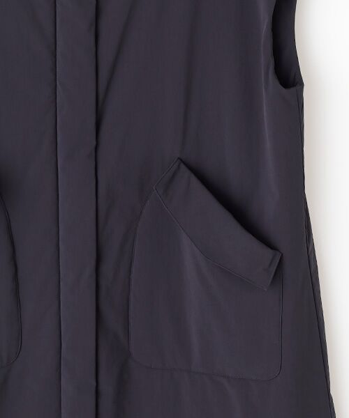 TABASA / タバサ ベスト | 撥水 ストレッチ タフタ 中綿入り ベスト | 詳細5