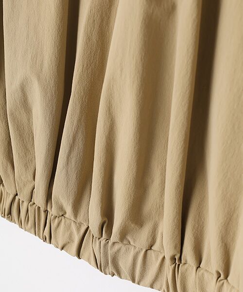 TABASA / タバサ ブルゾン | 撥水 ストレッチタフタ スリーブレス ブルゾン | 詳細1