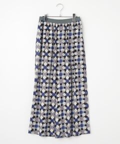 TABASA / タバサ その他パンツ | 幾何ダイヤ プリント パンツ