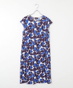 TABASA / タバサ ロング・マキシ丈ワンピース | デコフラワー プリント ワンピース