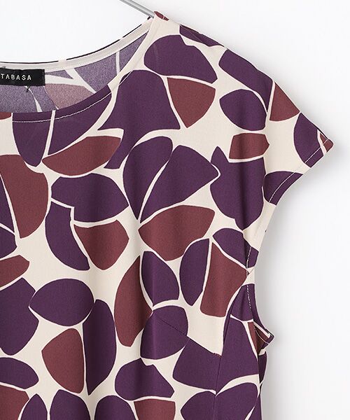 TABASA / タバサ ロング・マキシ丈ワンピース | デコフラワー プリント ワンピース | 詳細3