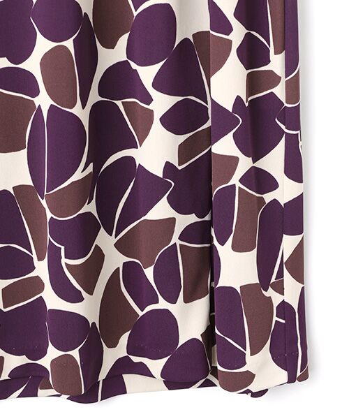 TABASA / タバサ ロング・マキシ丈ワンピース | デコフラワー プリント ワンピース | 詳細4