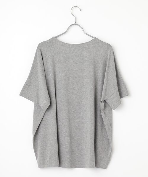 TABASA / タバサ Tシャツ | レーヨンベア天竺 × ペイントプリント Tシャツ | 詳細2