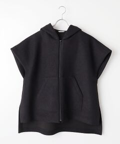 TABASA / タバサ ブルゾン | ボンディング クロス スリーブレス ブルゾン