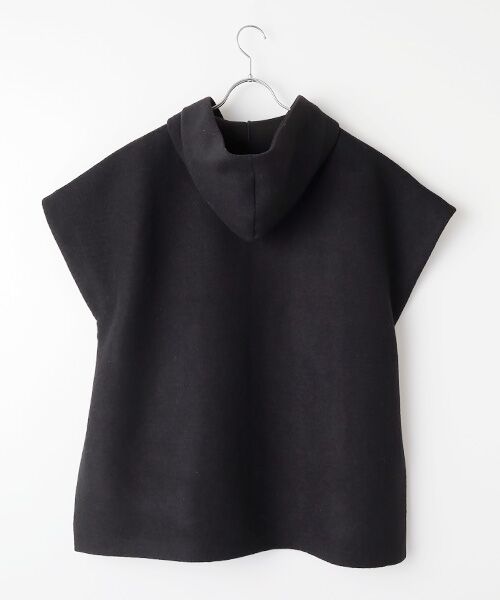 TABASA / タバサ ブルゾン | ボンディング クロス スリーブレス ブルゾン | 詳細2