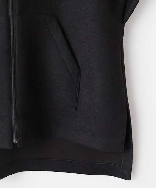 TABASA / タバサ ブルゾン | ボンディング クロス スリーブレス ブルゾン | 詳細4