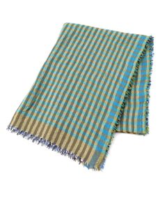 TABASA / タバサ マフラー・ショール・スヌード・ストール | ☆ハーフ切替 チェック ストール