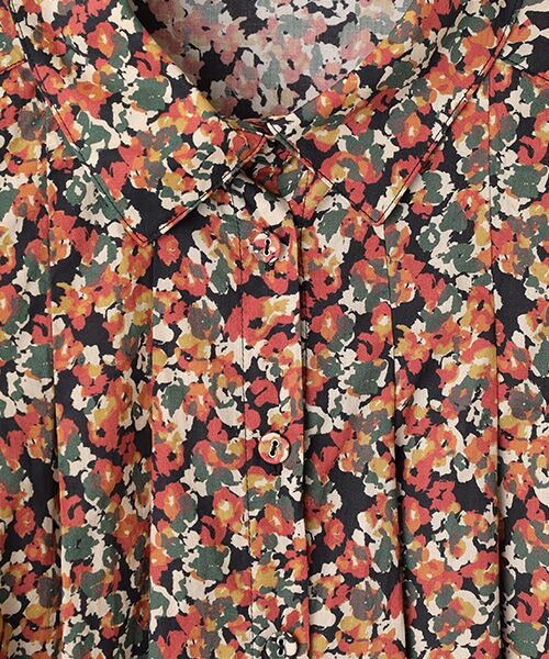 TABASA / タバサ シャツ・ブラウス | ペイントフラワー プリント ブラウス | 詳細1