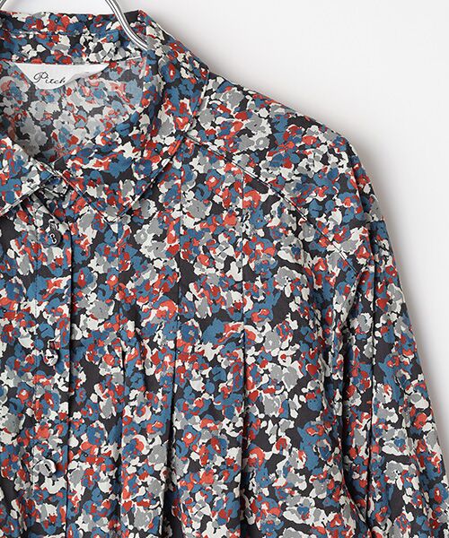 TABASA / タバサ シャツ・ブラウス | ペイントフラワー プリント ブラウス | 詳細3