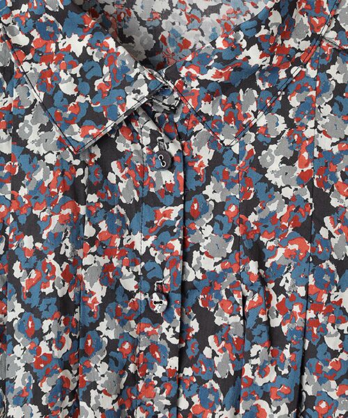 TABASA / タバサ シャツ・ブラウス | ペイントフラワー プリント ブラウス | 詳細5