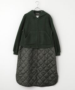 TABASA / タバサ その他アウター | キルト × ボア ３ウェイ コート