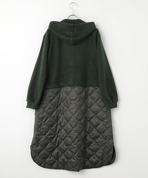 TABASA / タバサ その他アウター | キルト × ボア ３ウェイ コート | 詳細1