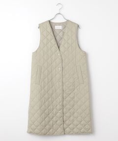 TABASA / タバサ ベスト | キルティングロングベスト