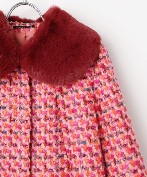 TABASA / タバサ ノーカラージャケット | ファンシーツィードジャケット | 詳細2