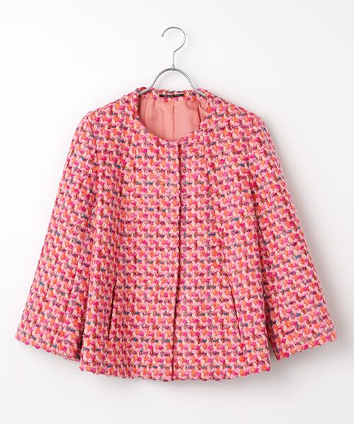 TABASA / タバサ ノーカラージャケット | ファンシーツィードジャケット | 詳細6