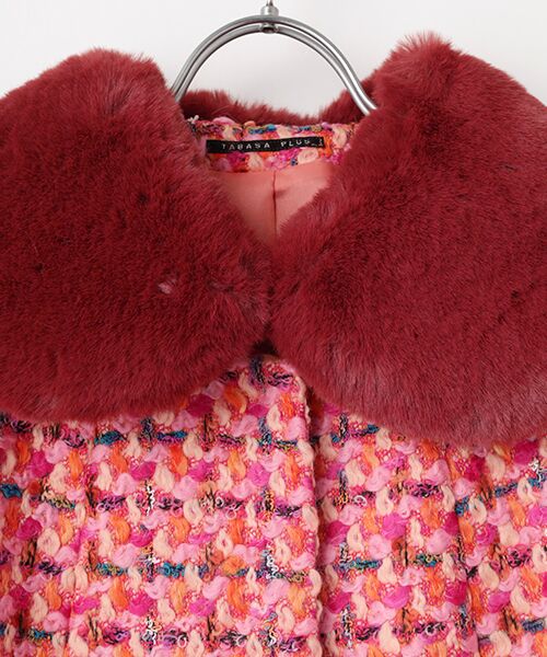 TABASA / タバサ ノーカラージャケット | ファンシーツィードジャケット | 詳細7