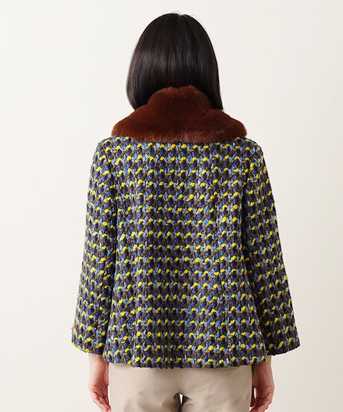 TABASA / タバサ ノーカラージャケット | ファンシーツィードジャケット | 詳細10