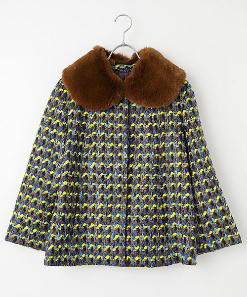 TABASA / タバサ ノーカラージャケット | ファンシーツィードジャケット | 詳細13