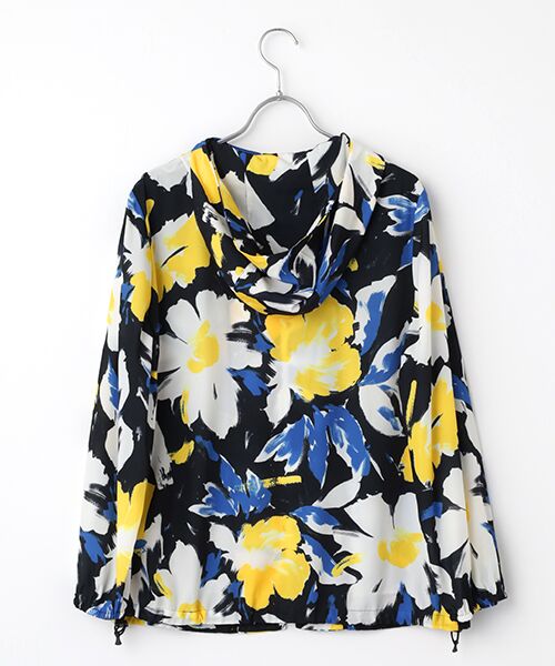 TABASA / タバサ ナイロンジャケット | ブラッシュフラワープリントジャケット | 詳細2