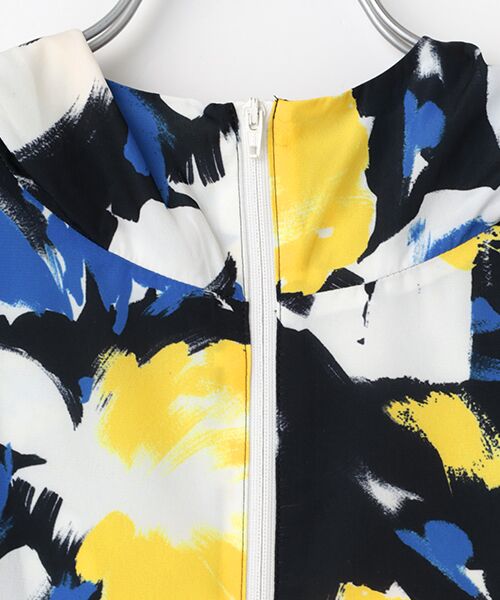 TABASA / タバサ ナイロンジャケット | ブラッシュフラワープリントジャケット | 詳細5