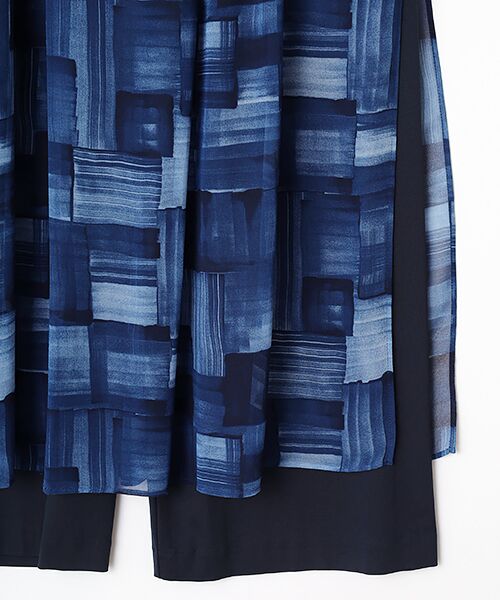 TABASA / タバサ その他パンツ | ペイントチェックプリントパンツ | 詳細3