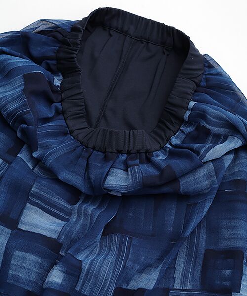 TABASA / タバサ その他パンツ | ペイントチェックプリントパンツ | 詳細4