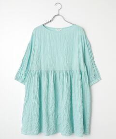 TABASA / タバサ チュニック | シャーリングシャンブレーチュニック
