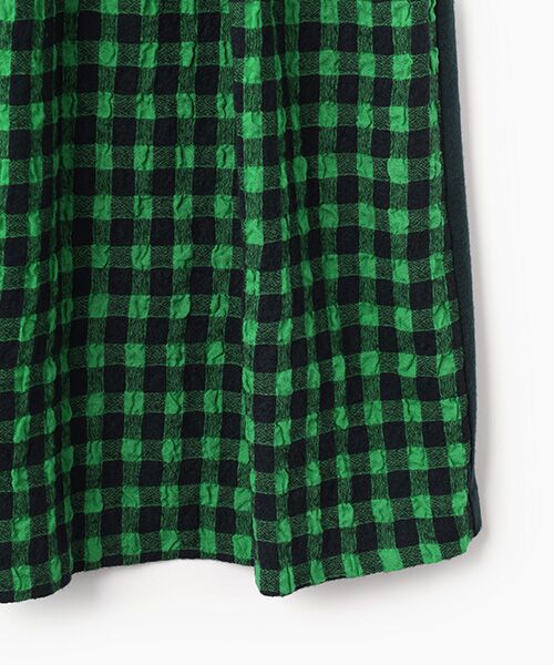 TABASA / タバサ ロング・マキシ丈ワンピース | コットン/ウール ギンガム ワンピース | 詳細5