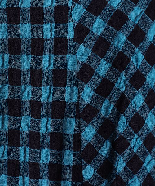 TABASA / タバサ チュニック | コットン/ウール ギンガム チュニック | 詳細5
