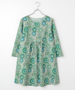 TABASA / タバサ チュニック | クレープデシン × モザイク プリント チュニック