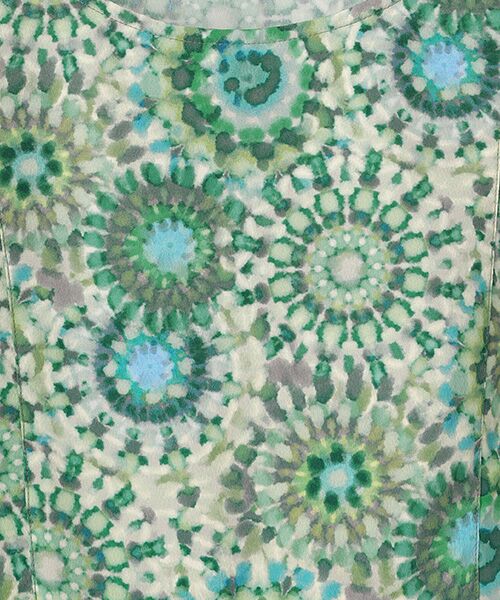 TABASA / タバサ チュニック | クレープデシン × モザイク プリント チュニック | 詳細4