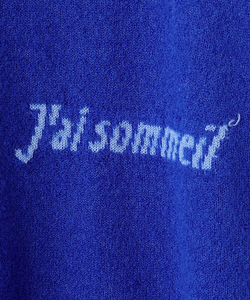 TABASA / タバサ チュニック | ブークレー スリープモチーフ ニット チュニック | 詳細5