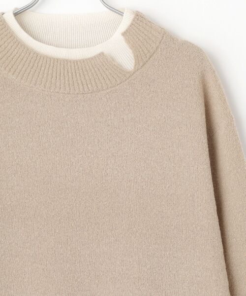 TABASA / タバサ ニット・セーター | ブークレー スリット セーター | 詳細4