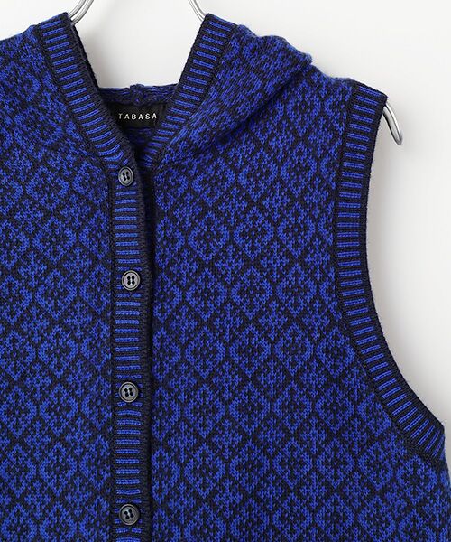 TABASA / タバサ ベスト | キヒノヴィッツ風 ニット ベスト | 詳細2