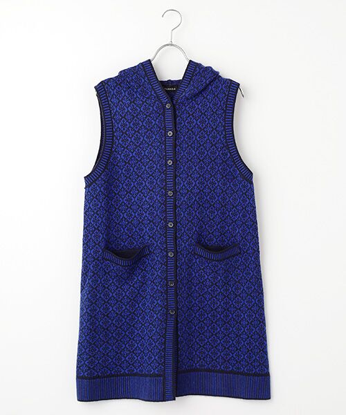 TABASA / タバサ ベスト | キヒノヴィッツ風 ニット ベスト（コン）