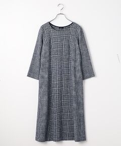 TABASA / タバサ ロング・マキシ丈ワンピース | グレンチェック リバー ワンピース