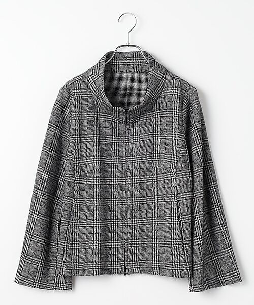 TABASA / タバサ その他アウター | グレンチェック リバー ジャケット（クロ系）