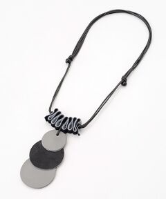 TABASA / タバサ ネックレス・ペンダント・チョーカー | ☆レザー スリーサークル ネックレス