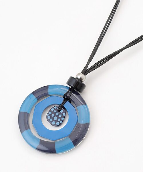 TABASA / タバサ ネックレス・ペンダント・チョーカー | ☆バイカラー サークル モチーフ ネックレス | 詳細4