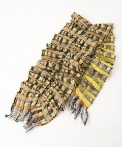 TABASA / タバサ マフラー・ショール・スヌード・ストール | ☆ループヤーン チェック シャーリング マフラー