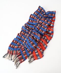 TABASA / タバサ マフラー・ショール・スヌード・ストール | ☆ループヤーン チェック シャーリング マフラー